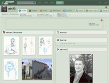 Tablet Screenshot of cain3d.deviantart.com