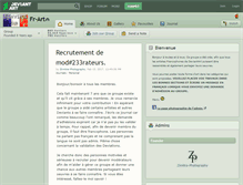 Tablet Screenshot of fr-art.deviantart.com