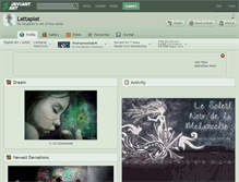 Tablet Screenshot of lattapiat.deviantart.com