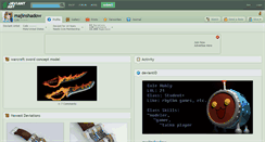Desktop Screenshot of majinshadow.deviantart.com
