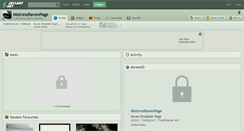 Desktop Screenshot of mistressravenpage.deviantart.com