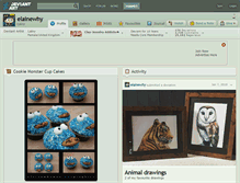 Tablet Screenshot of elainewhy.deviantart.com