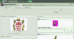 Desktop Screenshot of magma-dragoon-mk-ii.deviantart.com