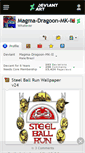 Mobile Screenshot of magma-dragoon-mk-ii.deviantart.com