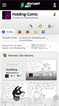 Mobile Screenshot of holding-comic.deviantart.com