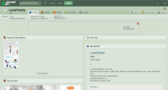 Desktop Screenshot of lunarsonata.deviantart.com