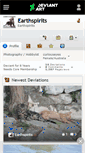Mobile Screenshot of earthspirits.deviantart.com