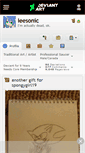 Mobile Screenshot of leesonic.deviantart.com