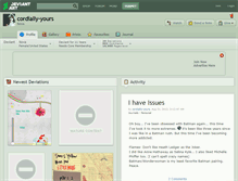 Tablet Screenshot of cordially-yours.deviantart.com