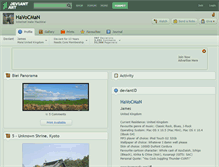 Tablet Screenshot of havocman.deviantart.com