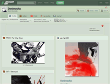 Tablet Screenshot of denimecho.deviantart.com