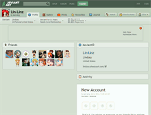 Tablet Screenshot of lin-linz.deviantart.com