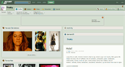 Desktop Screenshot of freaky.deviantart.com