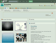 Tablet Screenshot of ieverything.deviantart.com