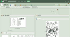 Desktop Screenshot of john-my.deviantart.com