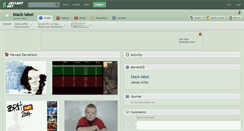 Desktop Screenshot of black-label.deviantart.com