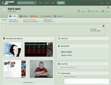 Tablet Screenshot of black-label.deviantart.com