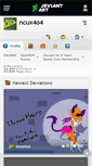 Mobile Screenshot of ncux4o4.deviantart.com