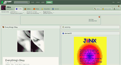 Desktop Screenshot of jiinx.deviantart.com
