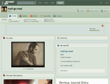 Tablet Screenshot of mail-go-mad.deviantart.com