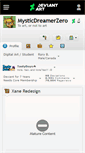 Mobile Screenshot of mysticdreamerzero.deviantart.com