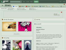 Tablet Screenshot of ddreams.deviantart.com