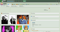 Desktop Screenshot of matims.deviantart.com