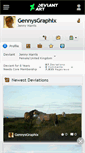 Mobile Screenshot of gennysgraphix.deviantart.com