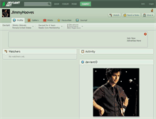 Tablet Screenshot of jimmyhooves.deviantart.com