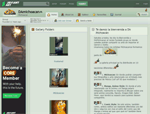 Tablet Screenshot of damichoacan.deviantart.com