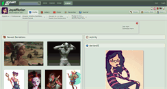 Desktop Screenshot of joyaffliction.deviantart.com