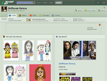 Tablet Screenshot of girlpower-foreva.deviantart.com