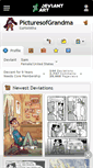Mobile Screenshot of picturesofgrandma.deviantart.com