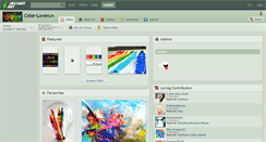 Desktop Screenshot of color-lovers.deviantart.com