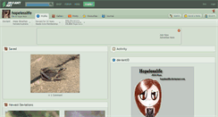 Desktop Screenshot of hopelesslife.deviantart.com