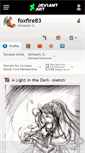 Mobile Screenshot of foxfire83.deviantart.com