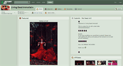Desktop Screenshot of living-dead-immortal.deviantart.com