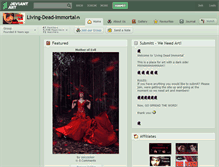 Tablet Screenshot of living-dead-immortal.deviantart.com