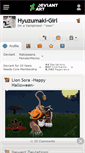 Mobile Screenshot of hyuzumaki-girl.deviantart.com