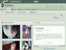 Tablet Screenshot of ms-darkness.deviantart.com