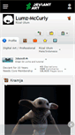 Mobile Screenshot of lumz-mccurly.deviantart.com