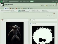 Tablet Screenshot of lumz-mccurly.deviantart.com