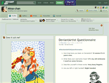Tablet Screenshot of mirax-chan.deviantart.com