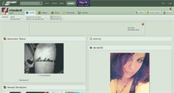 Desktop Screenshot of missdanti.deviantart.com