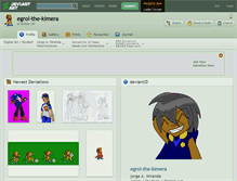 Tablet Screenshot of egrol-the-kimera.deviantart.com