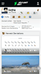 Mobile Screenshot of kejha.deviantart.com