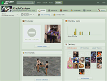 Tablet Screenshot of cradlecarries.deviantart.com