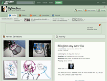 Tablet Screenshot of bigdinoboss.deviantart.com