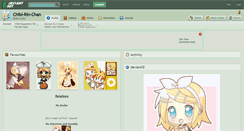 Desktop Screenshot of chibi-rin-chan.deviantart.com