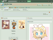 Tablet Screenshot of chibi-rin-chan.deviantart.com